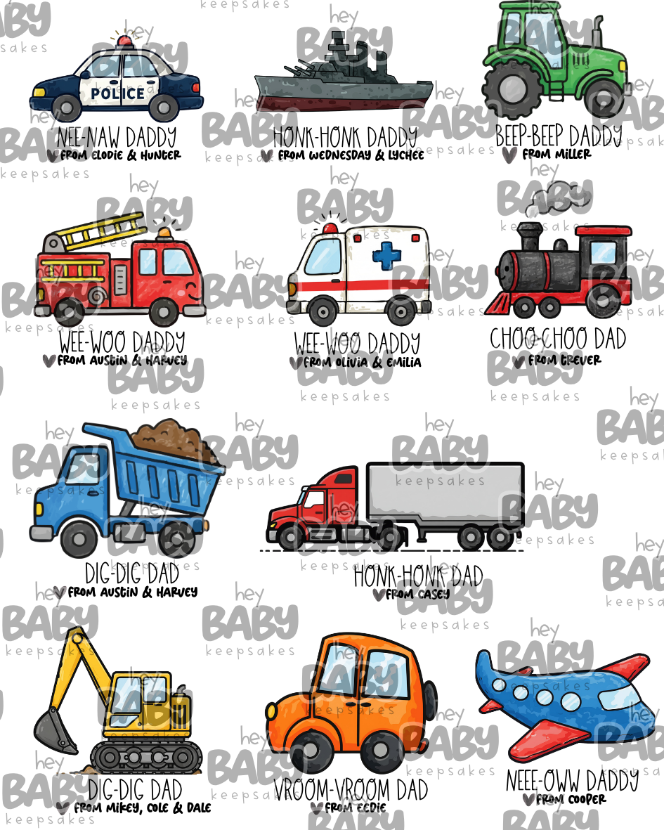 Father's Day Occupation Photo Keyrings
