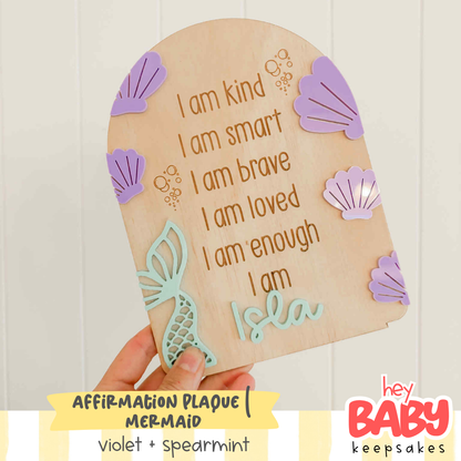 Affirmation Plaque | MERMAID