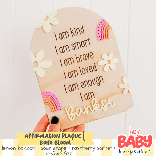 Affirmation Plaque | BOHO BLOOM