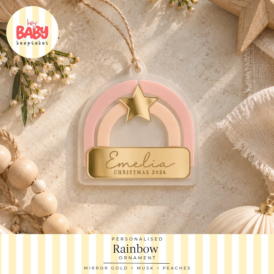 Personalised Rainbow Ornament