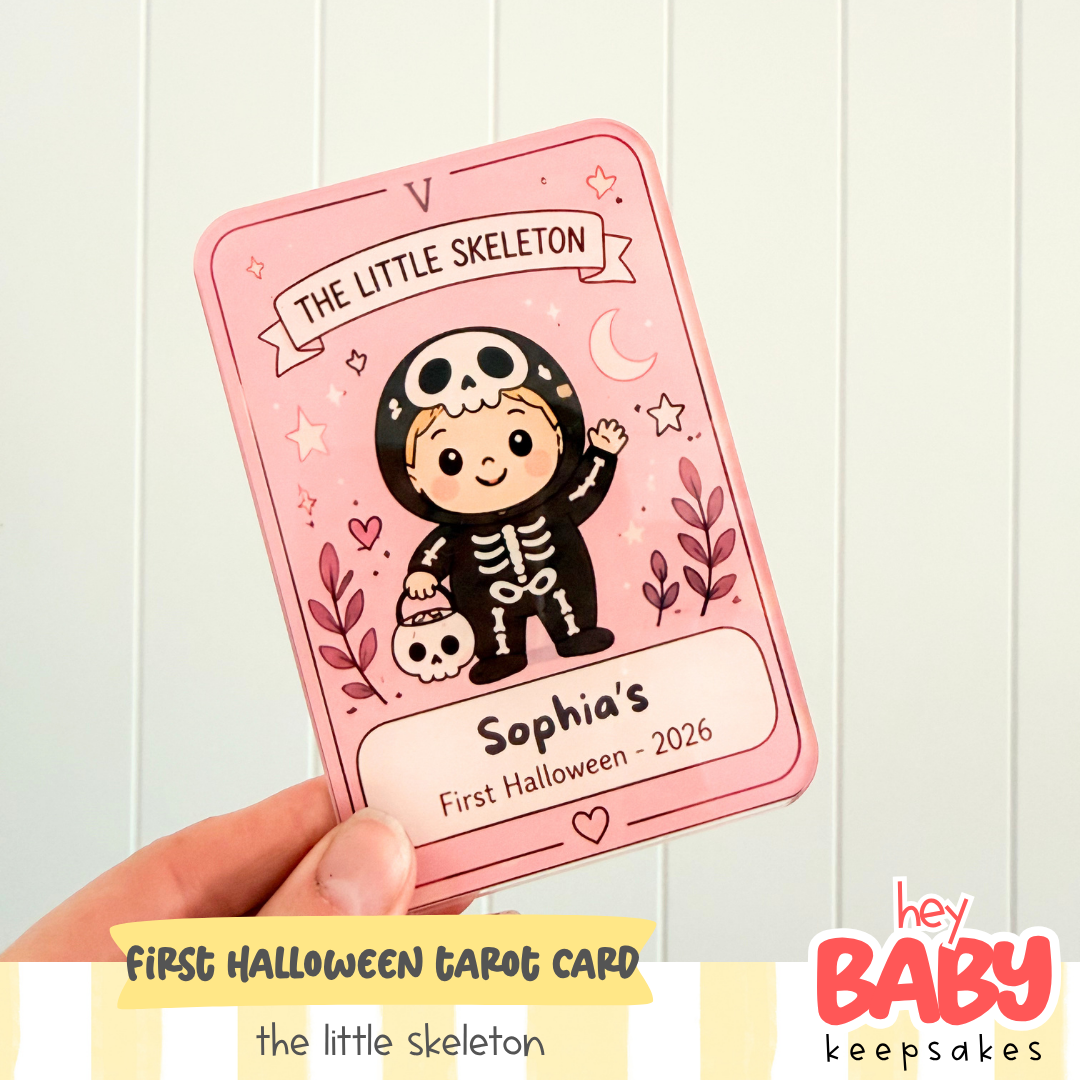 First Halloween Tarot Card Plaque