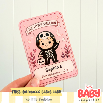 First Halloween Tarot Card Plaque
