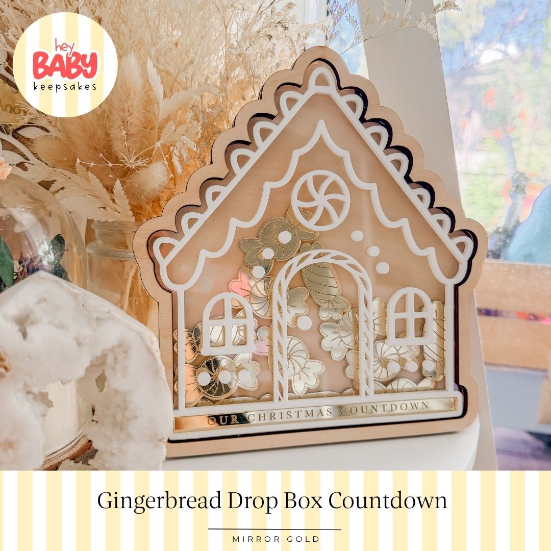 Gingerbread Drop Box Christmas Countdown