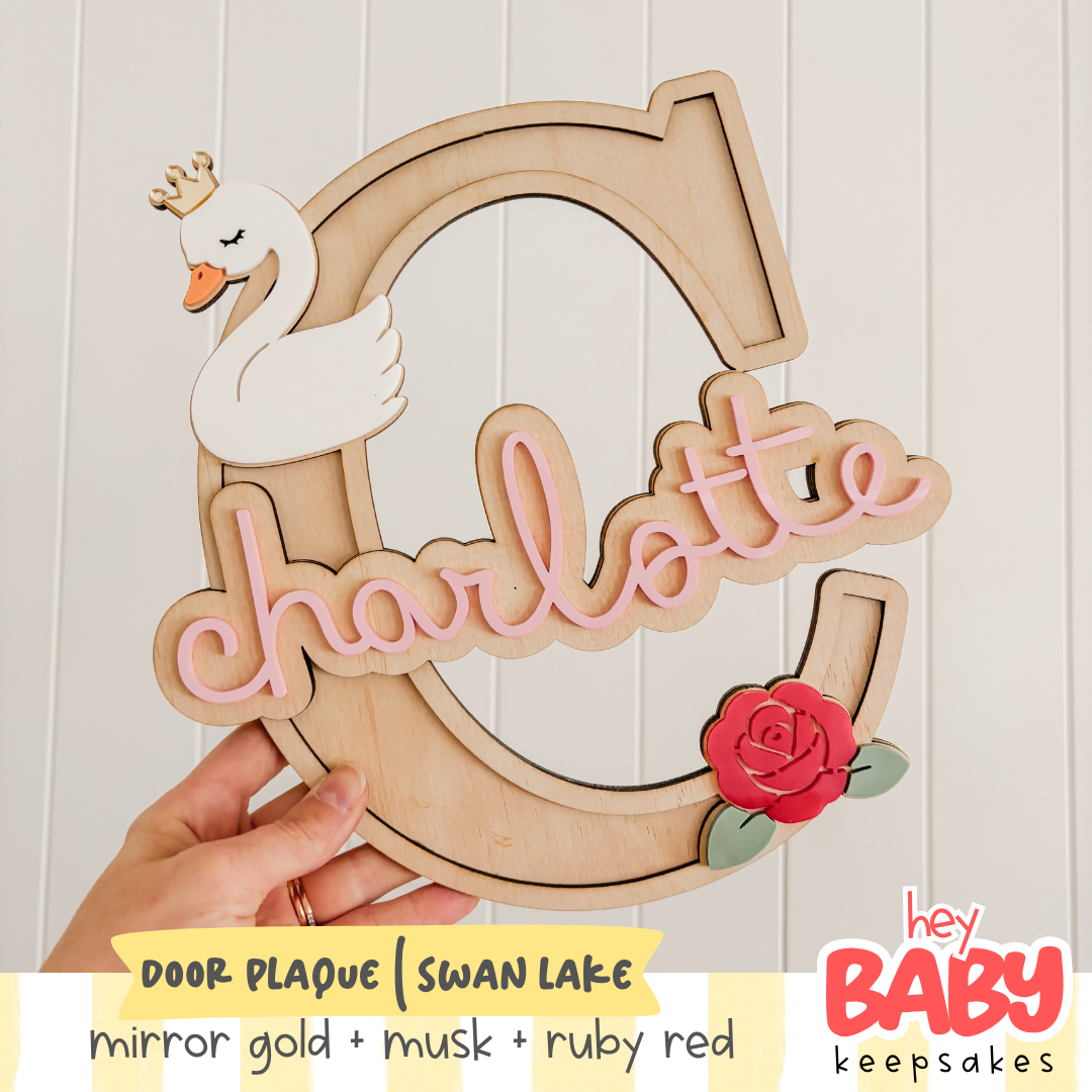 Door Plaque | SWAN LAKE