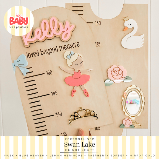Personalised Swan Lake Height Chart