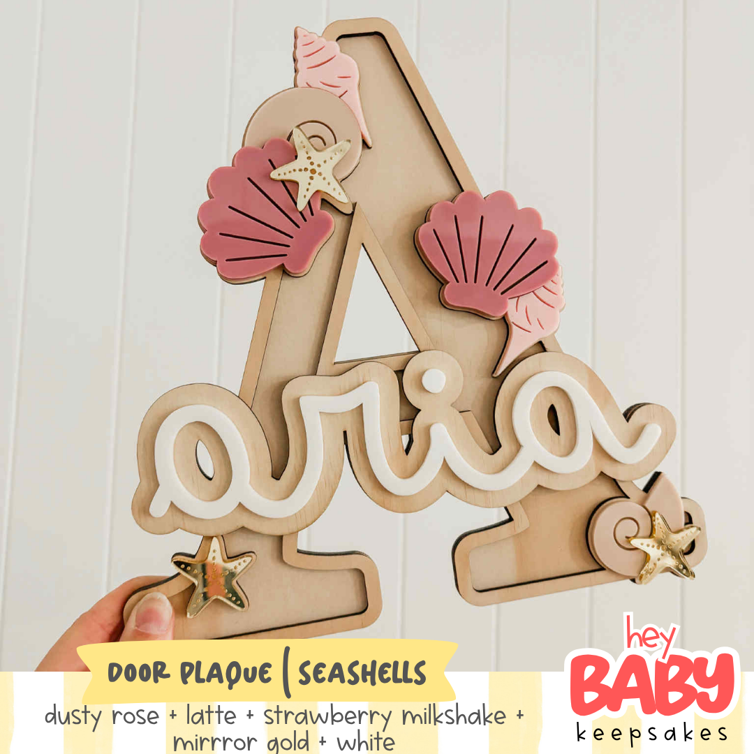 Door Plaque | SEASHELLS