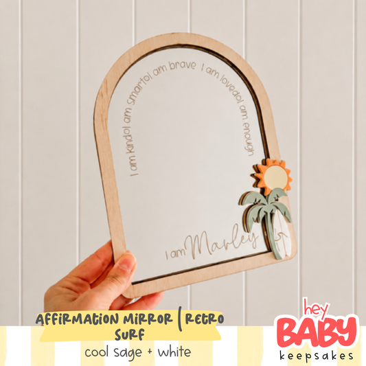 Affirmation Mirror | RETRO SURF