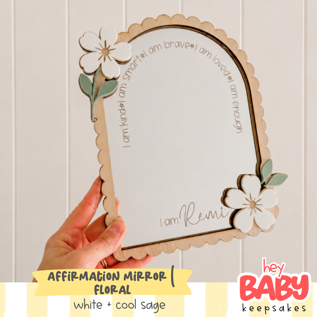 Affirmation Mirror | FLORAL