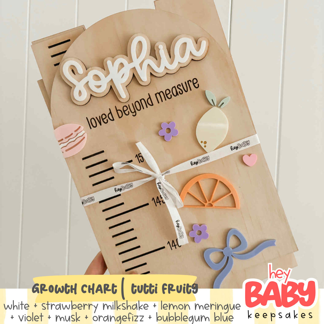Growth Chart | TUTTI FRUITY