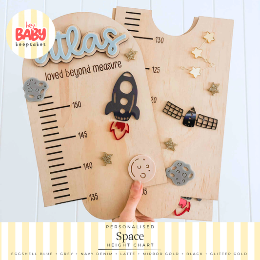 Personalised Space Height Chart
