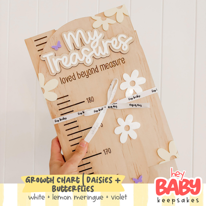 Growth Chart | DAISIES + BUTTERFLIES