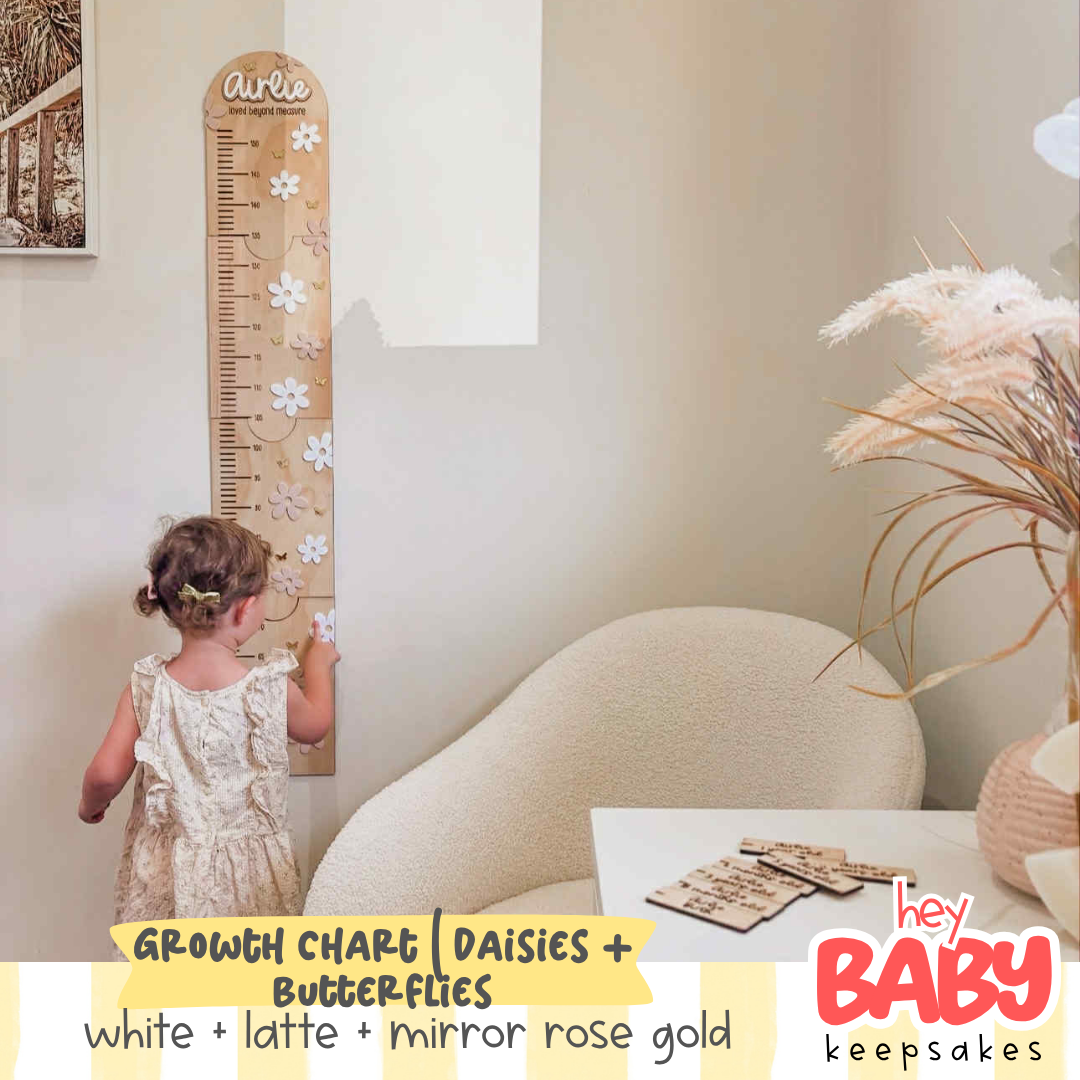 Growth Chart | DAISIES + BUTTERFLIES