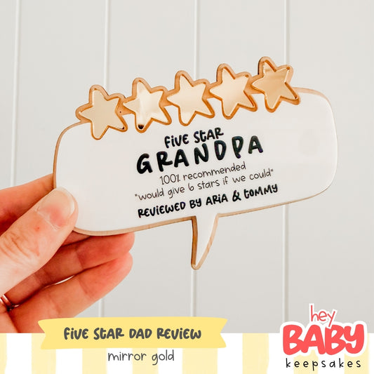 Five Star Dad Review Magnet
