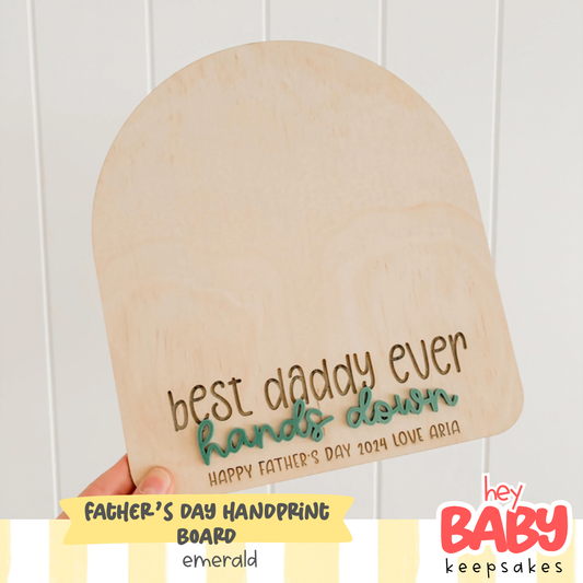 Father's Day Handprint Board
