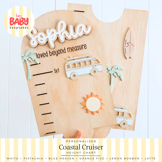 Personalised Coastal Cruiser Height Chart