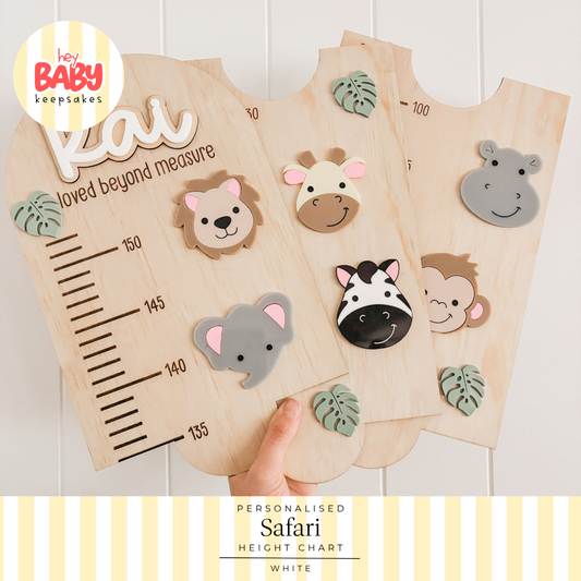Personalised Safari Height Chart
