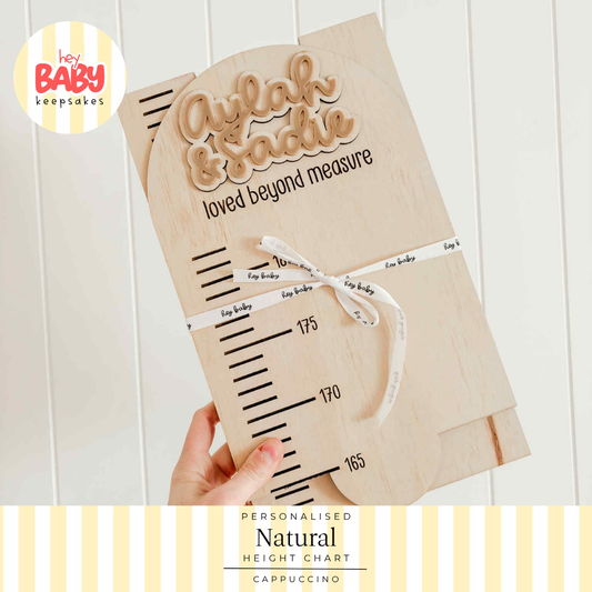 Personalised Natural Height Chart