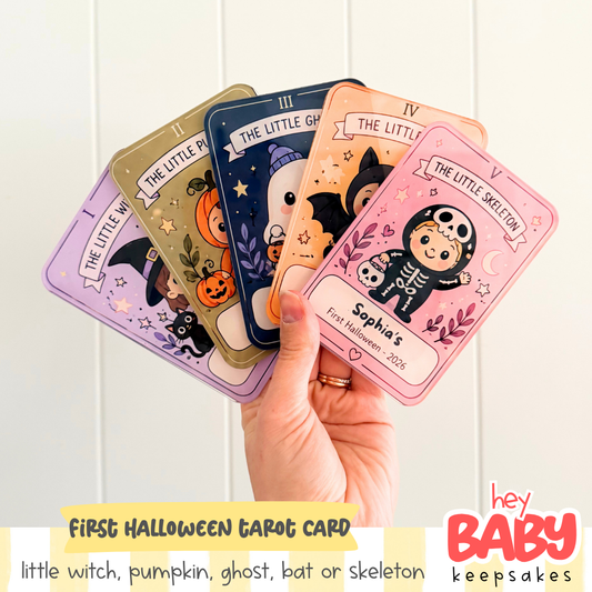 First Halloween Tarot Card Plaque