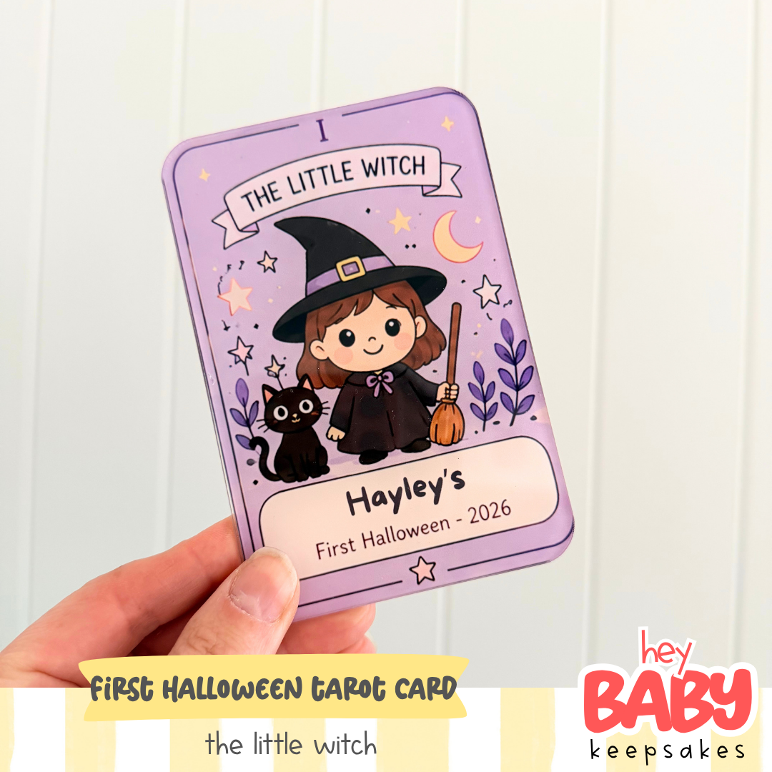 First Halloween Tarot Card Plaque