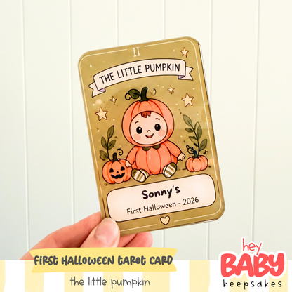 First Halloween Tarot Card Plaque