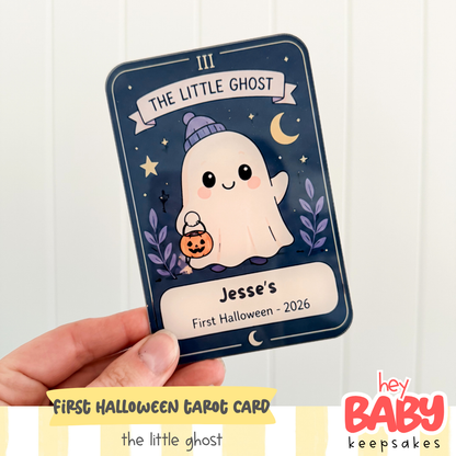 First Halloween Tarot Card Plaque