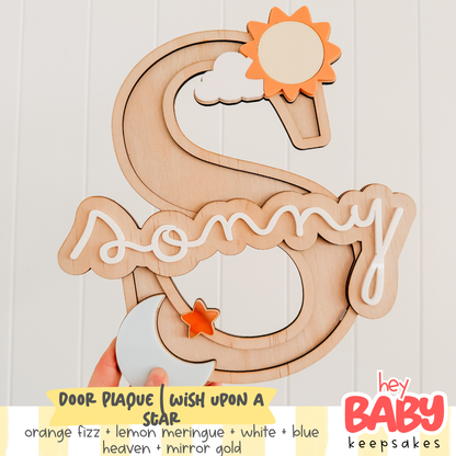 Door Plaque | WISH UPON A STAR