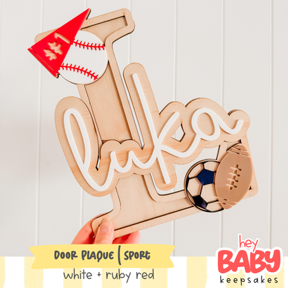 Door Plaque | SPORTS