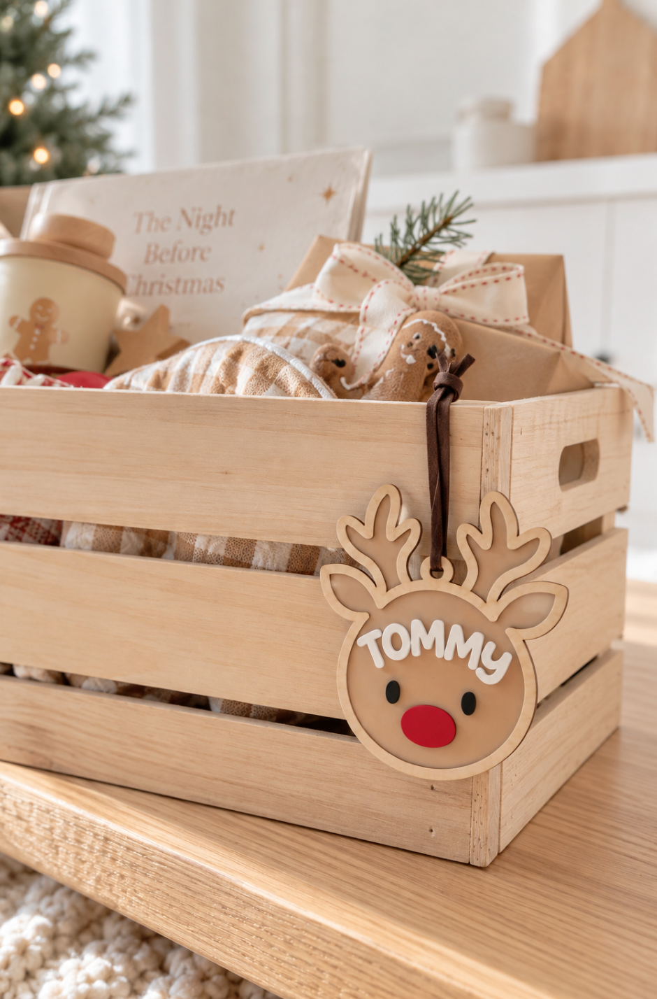 Personalised Reindeer Ornament